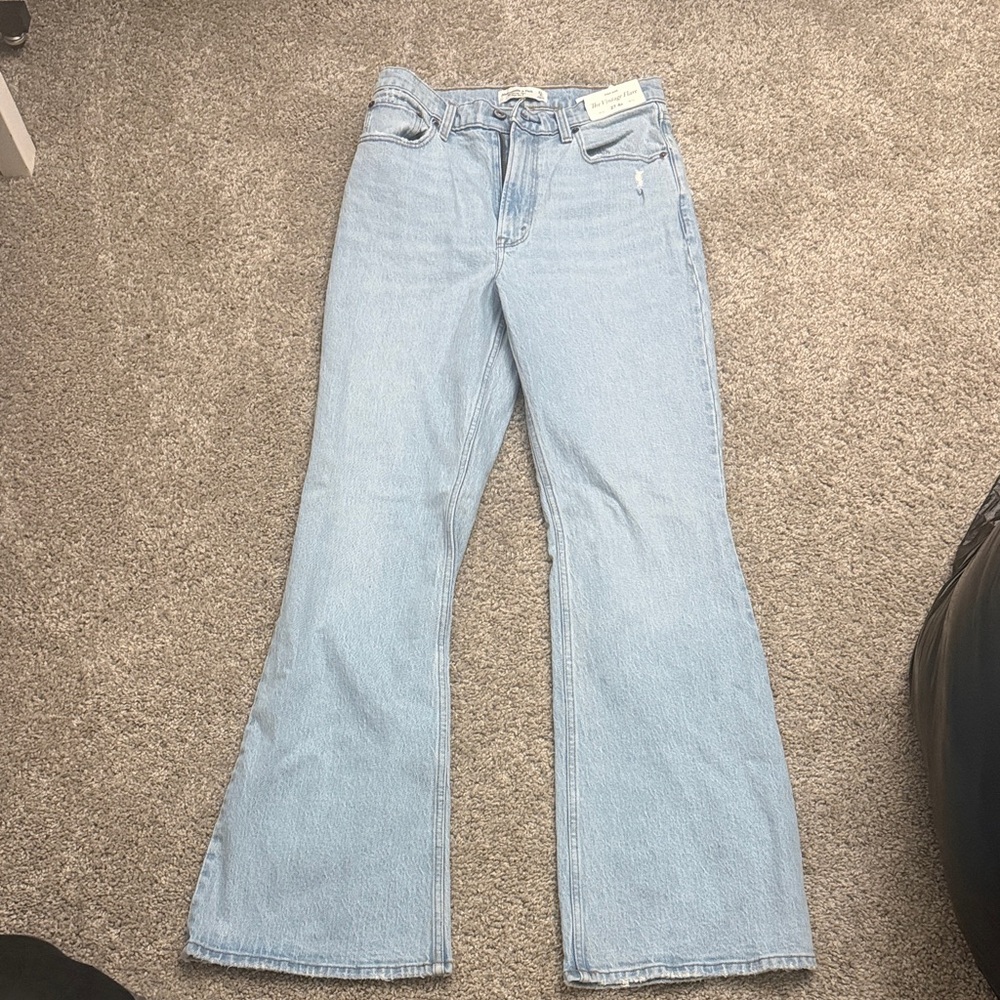 Abercrombie & Fitch Light Blue Flare Jeans